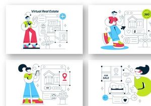 10 Virtual Real Estate Illustration