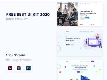 150+ UI KIT Template preview picture