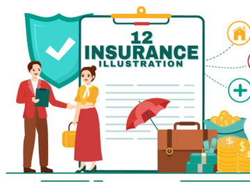 12 Business Insurance Illustration preview picture