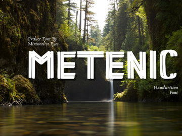 Metenic - Handwritten Font preview picture