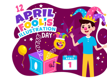 12 Happy April Fools Day Illustration preview picture