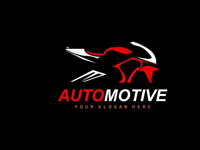 Motorcycle Logo, MotoSport Vehicle Vector, Design For, Automotive