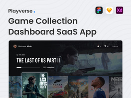 Playverse - Game Collection Dashboard SaaS App preview picture