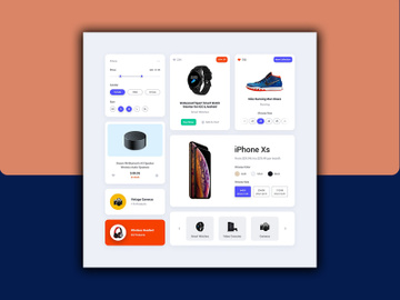 Cards UI Kit-E-Commerce preview picture