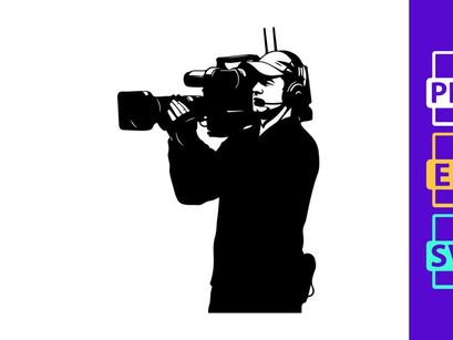 A person holding a video camera and recording