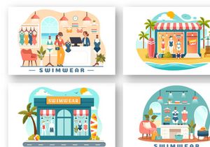 10 Swimwear Illustration