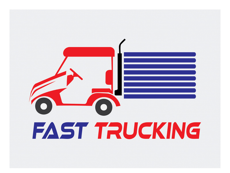 Premium Trucking Logo in adobe illustrator