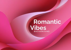 Valentine's Wavy Background