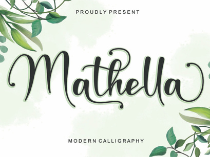Mathella - Modern Calligraphy