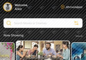 Cine Universal Movie Ticket Booking App UI