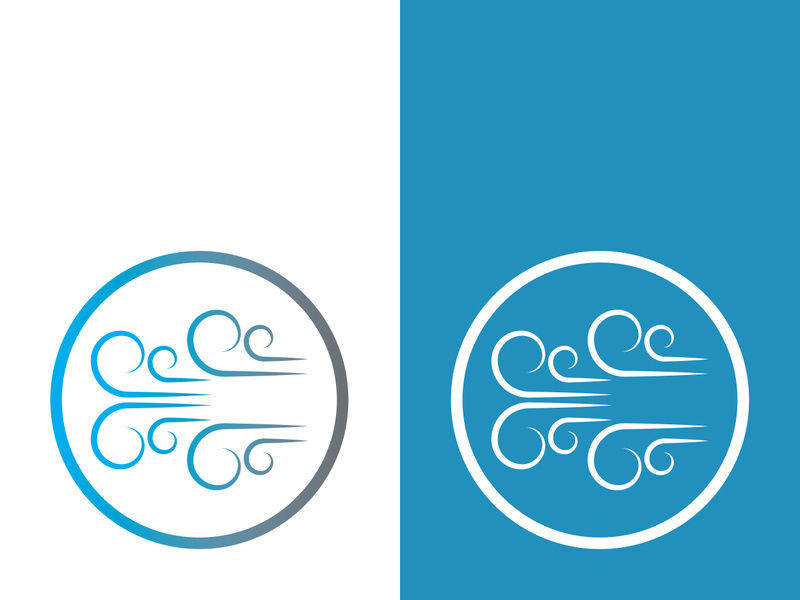 Wind icon vector illustration design template