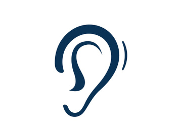 ear Logo Template vector icon preview picture