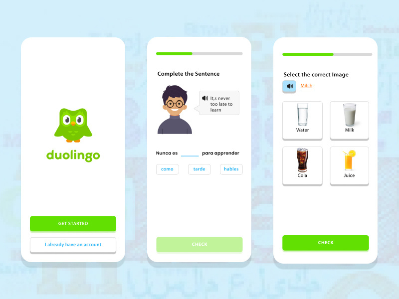Duolingo Redesign App