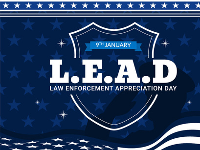 11 Law Enforcement Appreciation Day Illustration