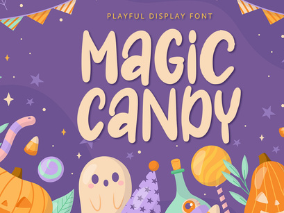 Magic Candy - Playful Display Font