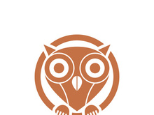 Owl logo icon design animal and simple business abstract vector