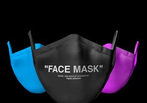 Face Mask Mockup - Free download (PSD)