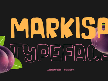 Markisa - Unique Display Typeface preview picture