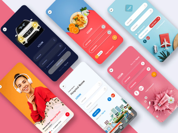 Mobile App Login UI Kits preview picture