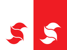 Business corporate S letter logo design vector