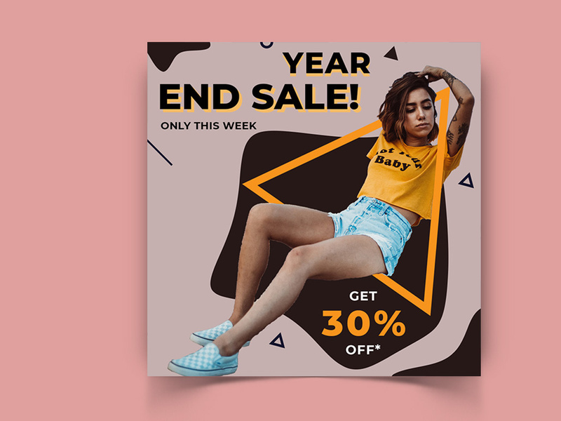 Fashion Sale Social Media Post Template