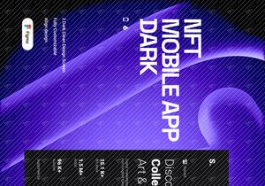 NFT Mobile App - Dark Version