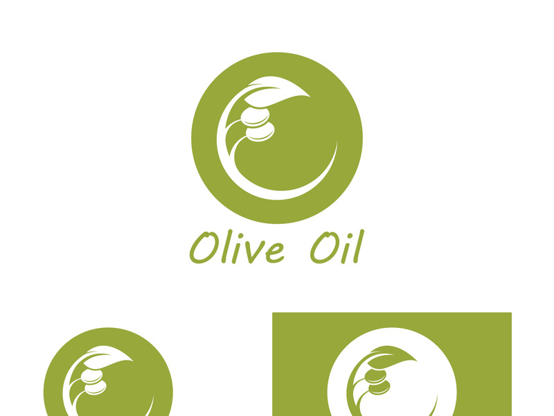 Olive fruit logo design.