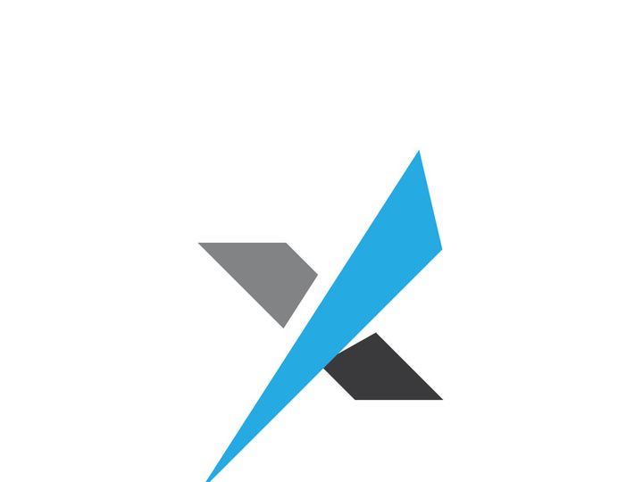 X Letter Logo Template vector icon