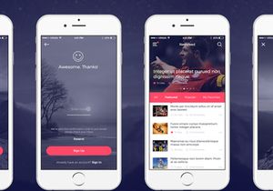 Clean & Modern iOS UI Kit [PSD]