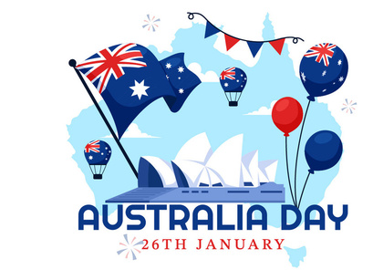 15 Happy Australia Day Illustration