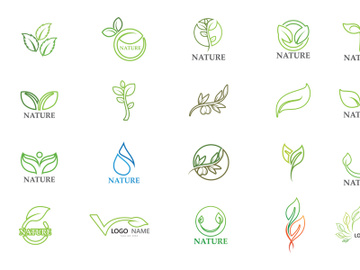 Tree leaf green Logo preview picture