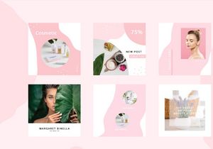 Free Cosmetic Social Media Template