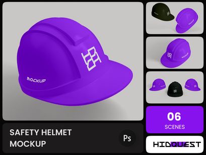 Safety Helmet Mockup