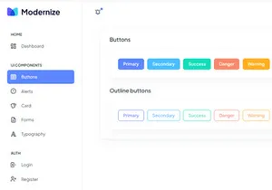 Modernize Free Bootstrap Admin Dashboard Template
