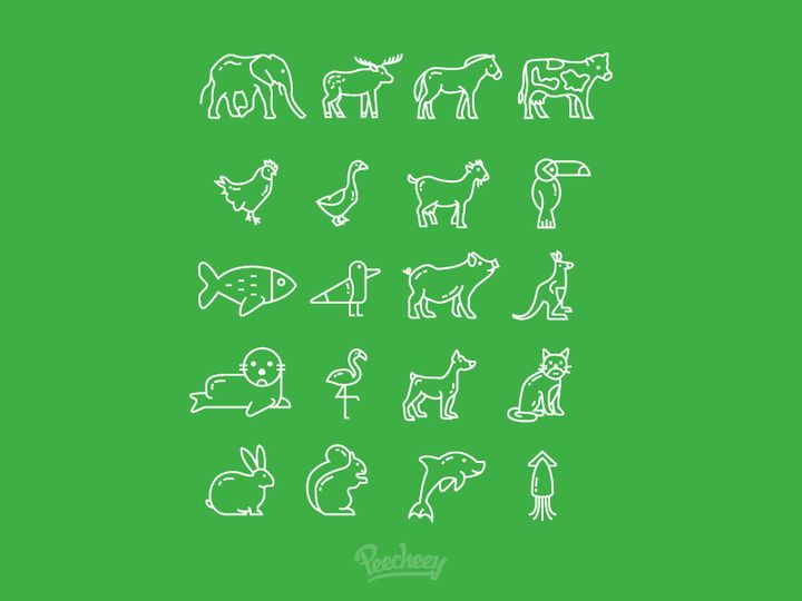 Animal Icons set [AI]