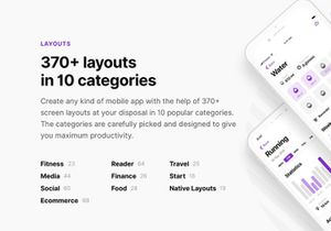 Fragments iOS Wireframe Kit
