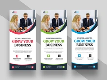 Marketing Agency Roll Up Standee Banner Ver-8