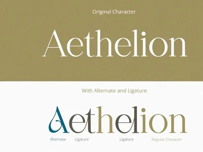Aethelion - Serif Font