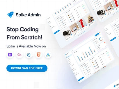 Spike Bootstrap Free Admin Dashboard Template