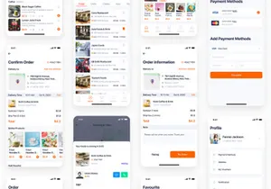 GonEats - Food Delivery UI Kit for Figma