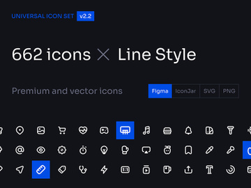 Universal Line Icon Set preview picture