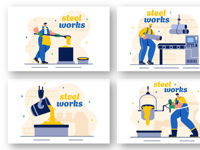 14 Steelworks Illustration