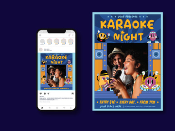 Karaoke Night Flyer preview picture