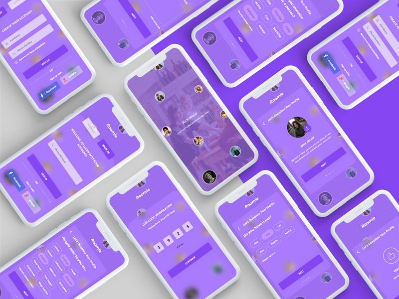 Roomie Roommate Finder Design 1