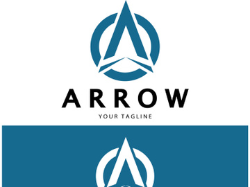 Arrow vector illustration icon Logo Template design preview picture