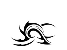 Tribal tattoos. Art tribal tattoo. Vector sketch of a tattoo. Idea for design