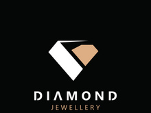 Diamond jewelry  Logo, jewelry shop business identity, emblem, creative design