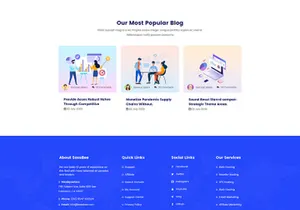 ERP Software PSD Template