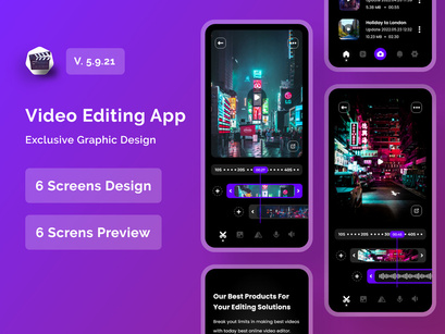 Video Editor App Design