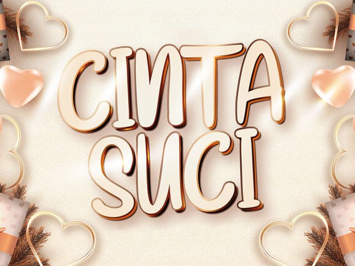 Cinta Suci - Fancy Display Font